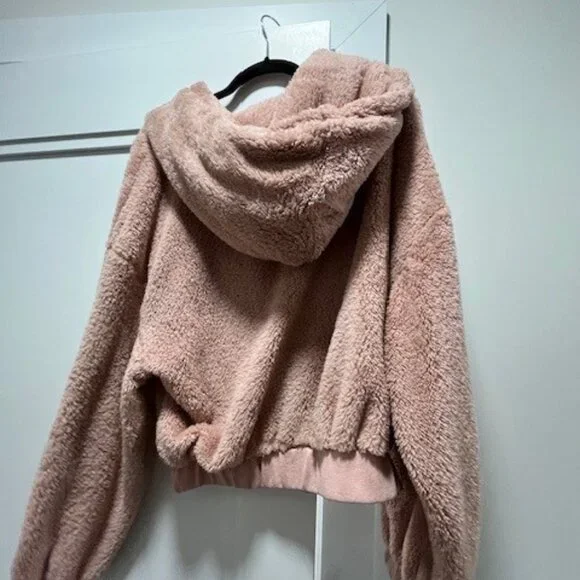 LPA Pink Sherpa Hoodie - Picture 3 of 3